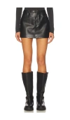 Agolde Kiera Mini Skirt In Black