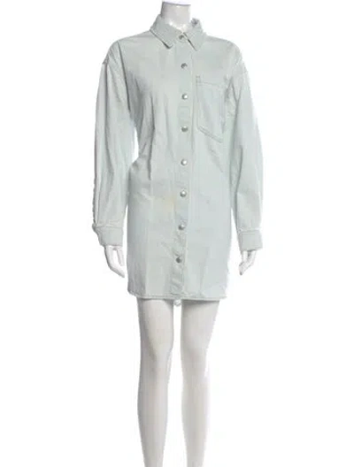 Pre-owned Agolde Knee-length Dress In Blue