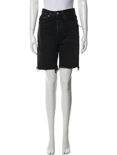 Pre-owned Agolde Knee-length Shorts In Blue