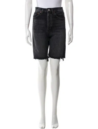 Pre-owned Agolde Knee-length Shorts In Gray