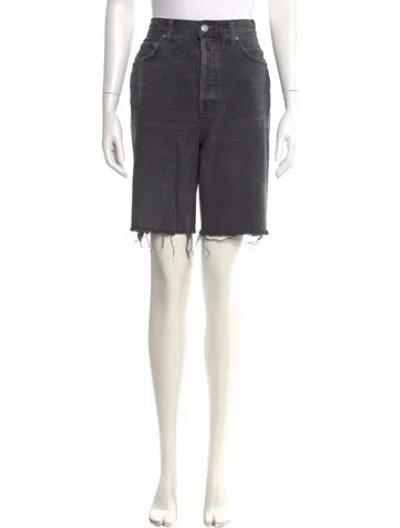 Pre-owned Agolde Knee-length Shorts In Gray