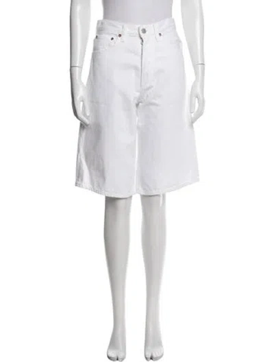 Pre-owned Agolde Knee-length Shorts In Neutrals