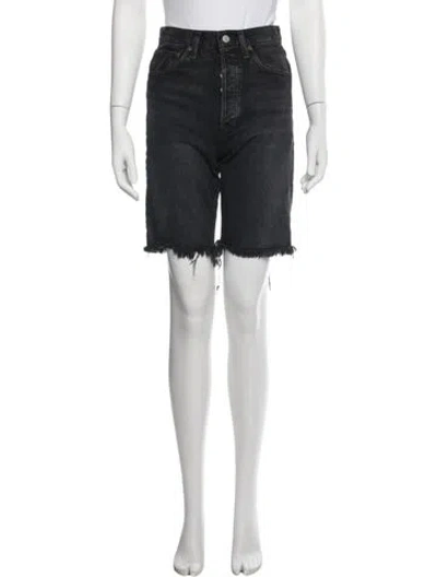 Pre-owned Agolde Knee-length Shorts In White