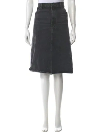 Pre-owned Agolde Knee-length Skirt In Black