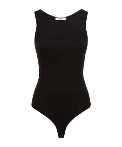 Agolde Knitted Bodysuit In Black