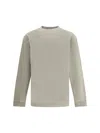 Agolde Payson Long Sleeve Waffle Knit Tee In Gray