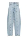 Agolde Low Slung Baggy Jeans In Blue