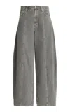 Agolde 'doll' Wide Leg Jeans In Grey