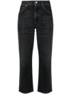 Agolde 90's Pinch Waist Jeans In Black