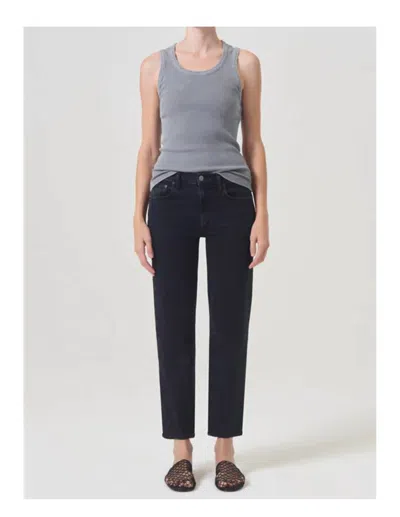 Agolde Kye Mid-rise Jean In Pepper In Multi