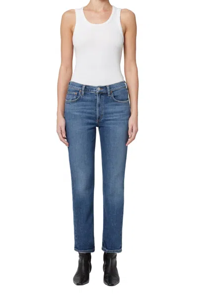 Agolde Kye Straight Leg Jean In Control In White
