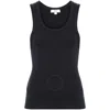 Agolde Ladies Beige Poppy Tank In Black In Beige