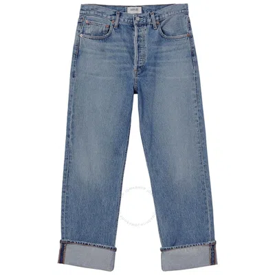 AGOLDE AGOLDE LADIES FRAN INVENTION LOW SLUNG STRAIGHT JEANS