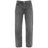 Agolde Ladies Spirit (vint Grey) Valen Mid-rise Jeans In Grey