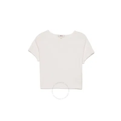 Agolde Ladies White Savannah Cropped Tee