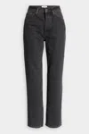 Agolde Lana Crop Mid Rise Vintage Straight Jean In Rhyme