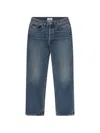 Agolde Fran Straight Leg Jeans In Dwell In Blue