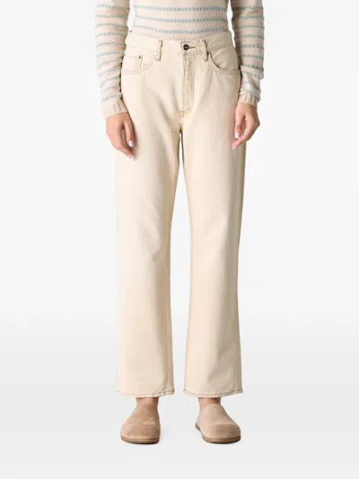 Agolde Lana Straight Jeans In Neutral