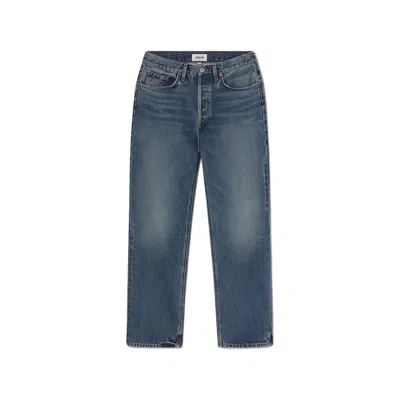 Agolde Lana Straight-leg Jeans In Blue