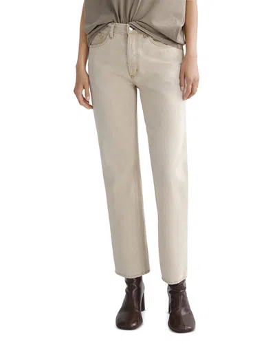 Agolde Lana Vintage High Rise Straight Jeans In Arena In Neutral