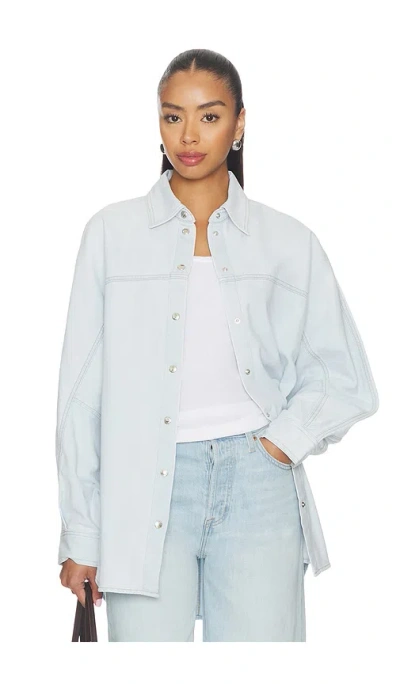 Agolde Lantern Shirt In White