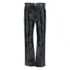 Agolde Five-pocket Trousers In Black