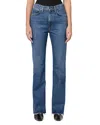Agolde Leena High Waist Raw Hem Flare Leg Jeans