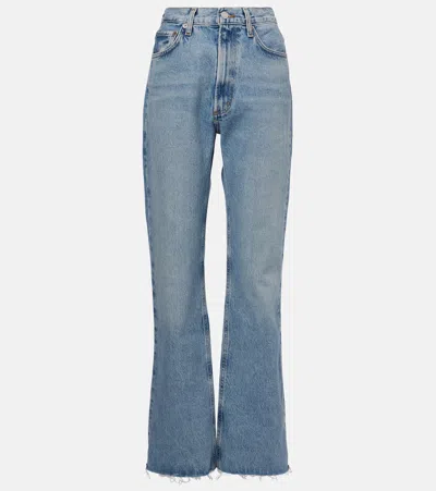AGOLDE LEENA HIGH-RISE FLARED JEANS