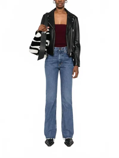 Agolde Leena Jean In Placebo In Blue