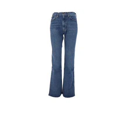 AGOLDE 'LEENA' MID-RISE BABY FLARE JEANS