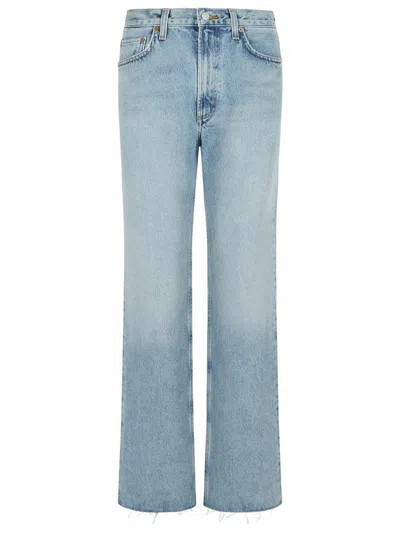 AGOLDE AGOLDE 'LEENA' 'STAGE' REGENERATED COTTON JEANS