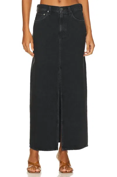 AGOLDE LEIF SKIRT IN SPIDE