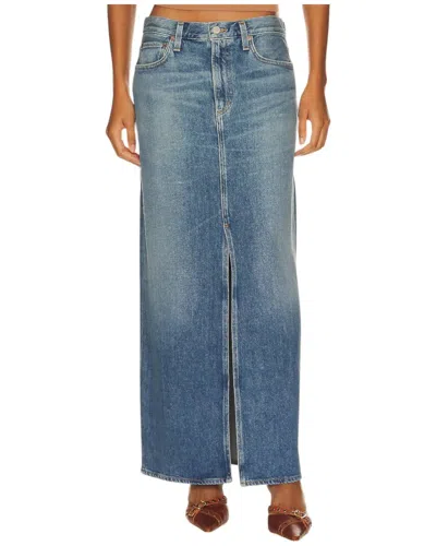 Agolde Leif Skirt In Swing In Blue