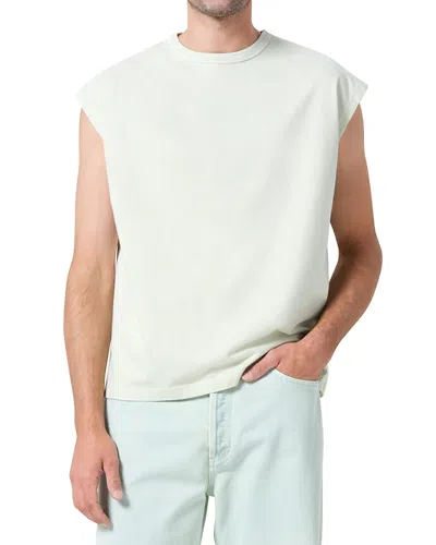 Agolde Leonard Sleeveless Tee In Green