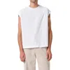 Agolde Mens Leonard Crewneck Cotton-t-shirt White Xl In White
