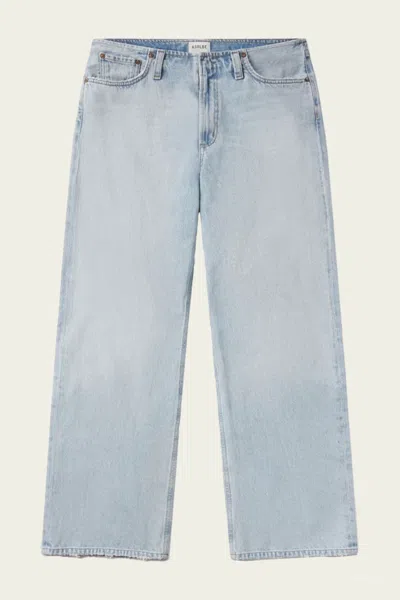 Agolde Blue Low Slung Jeans In Fragment