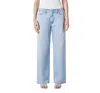 Agolde Lex Low Slung Baggy Jeans In Pale Indigo In Blue