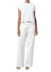 Agolde Lex Wide Leg Jean In Milkshake In White