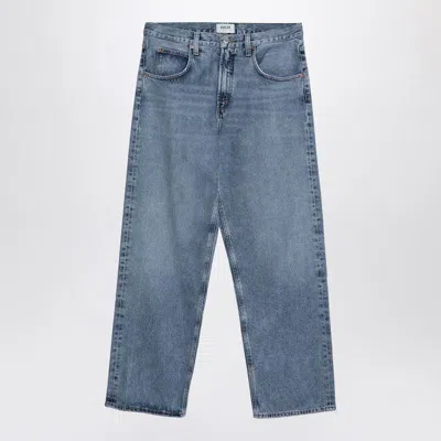 AGOLDE AGOLDE LIGHT BAGGY JEANS IN ORGANIC DENIM