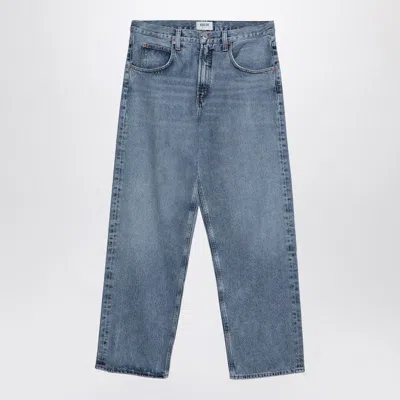 AGOLDE AGOLDE LIGHT BAGGY JEANS IN ORGANIC DENIM