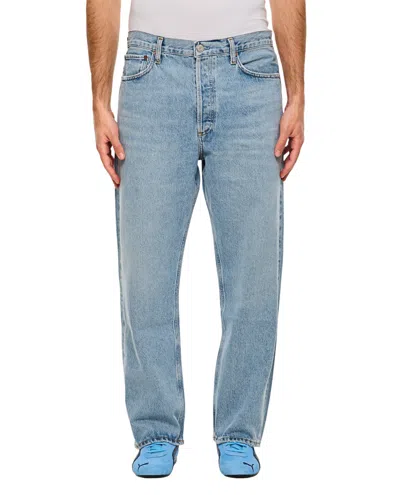 AGOLDE AGOLDE LIGHT BLUE DENIM 90'S JEANS