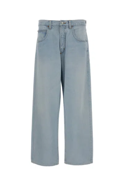 Agolde Light Blue Fusion Cotton Denim Jeans