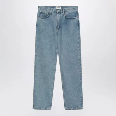 AGOLDE AGOLDE LIGHT BLUE JEANS IN REGENERATED DENIM