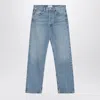 Agolde Light Blue Jeans In Regenerated Denim In Blue