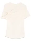 Agolde Lissa T-shirt In Neutrals