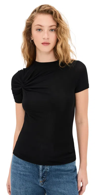 Agolde Lissa Tee Black