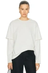 Agolde Lois Tee In White