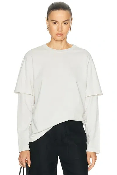 Agolde Lois Tee In White