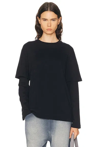 Agolde Lois Tee In Black