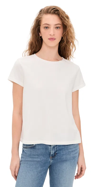 Agolde Long Line Adine Tee Shirt In Blonde